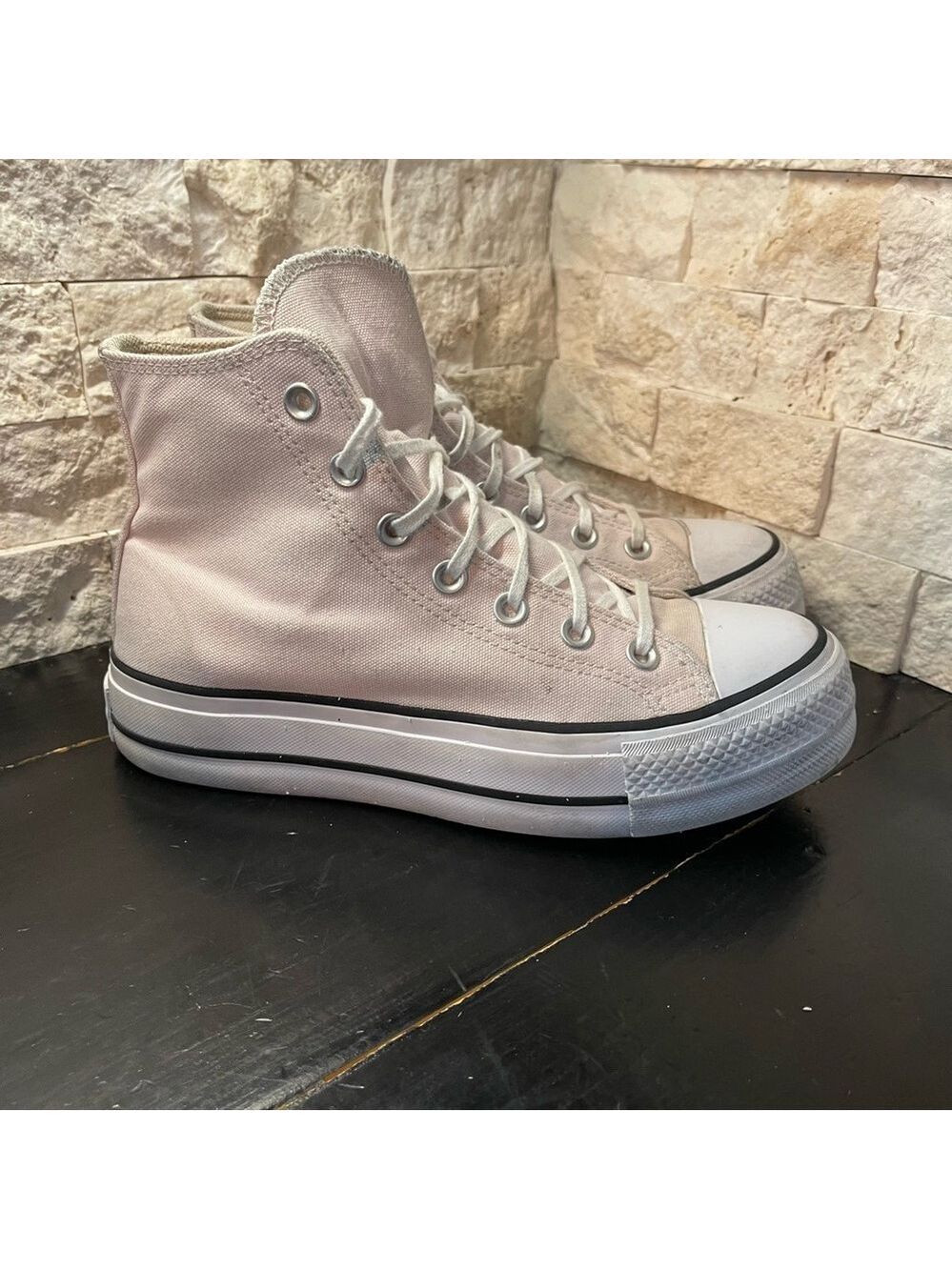 Converse Chuck Taylor All Star Lift Decade Pink High Top Platform Shoes Sz 7.5